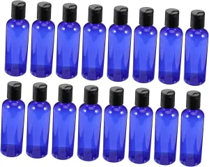 16Pcs Refillable Travel Lotion Bottles Leak Toiletry Containers for Shampoo Body Wash More for Luggage Handbag Backpack