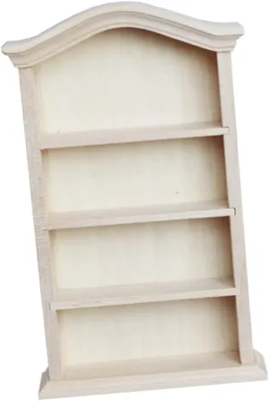 1pc Mini Storage Rack Model Creative Accessory for Dollhouse Natural Craftsmanship Portable Design for Projects and Model for Home Decor and Student Graduation Projects