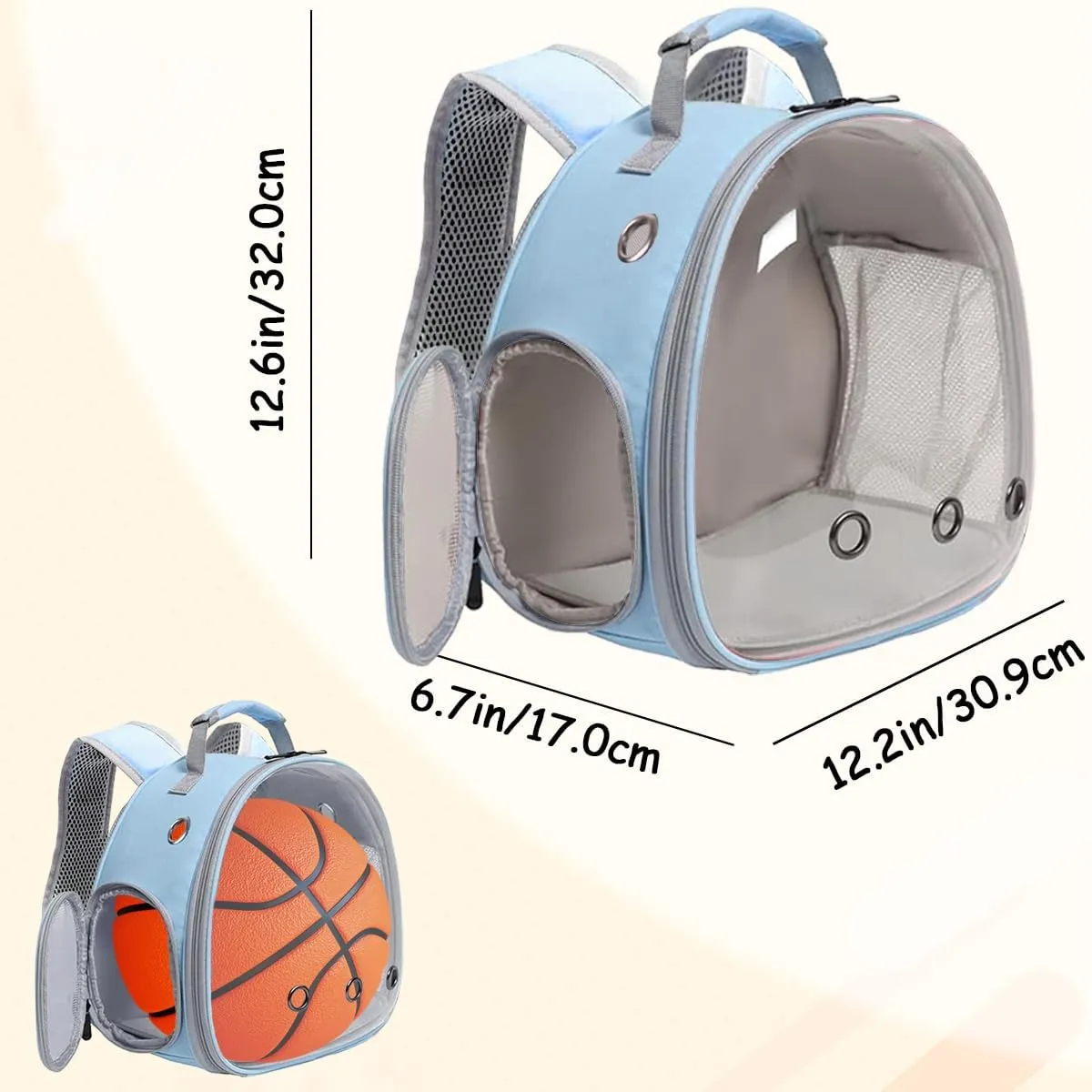 2-Pack Guinea Pig Carrier Backpack and Playpen Set - Breathable Pet Playpen Pop Open Outdoor/Indoor Exercise Fence, Portable Small Animal Backpack for Bearded Dragon, Rabbits, Hamster, Chinchillas