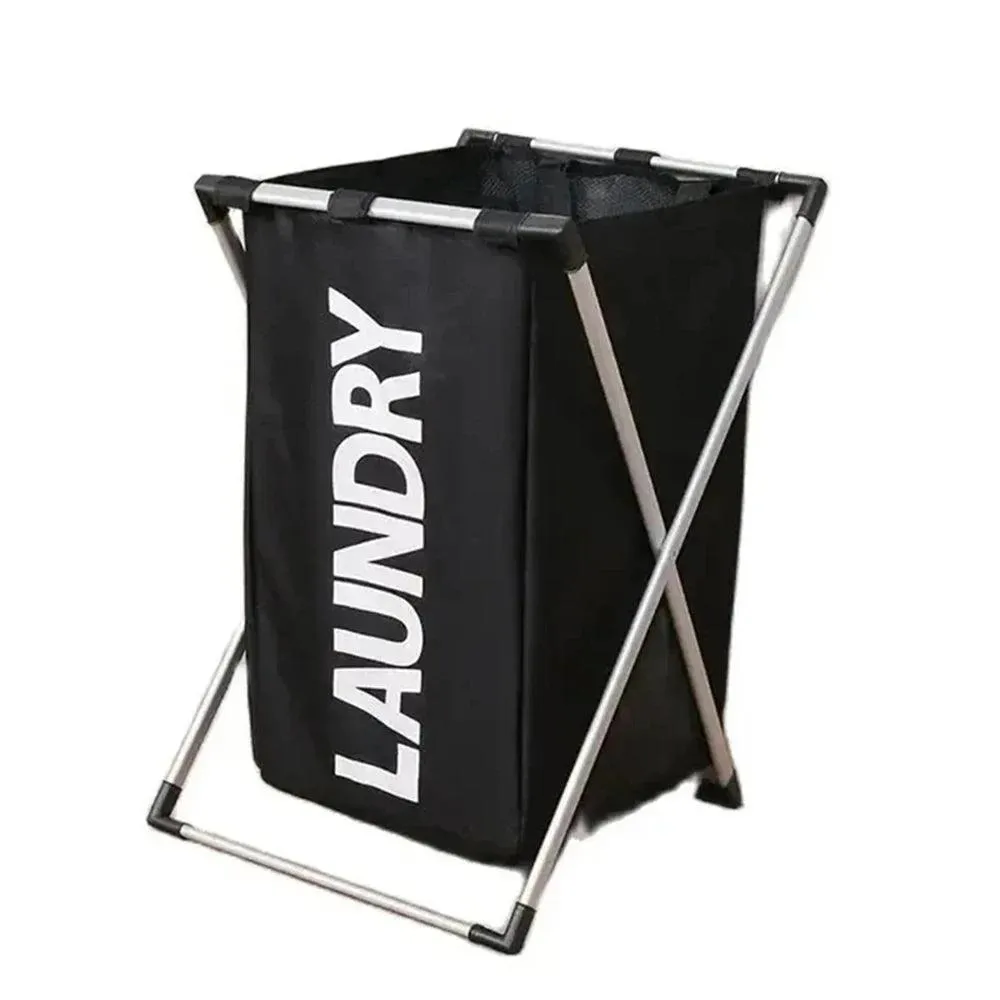 3 Grids Foldable Laundry Basket | Waterproof Large Bathroom Hamper