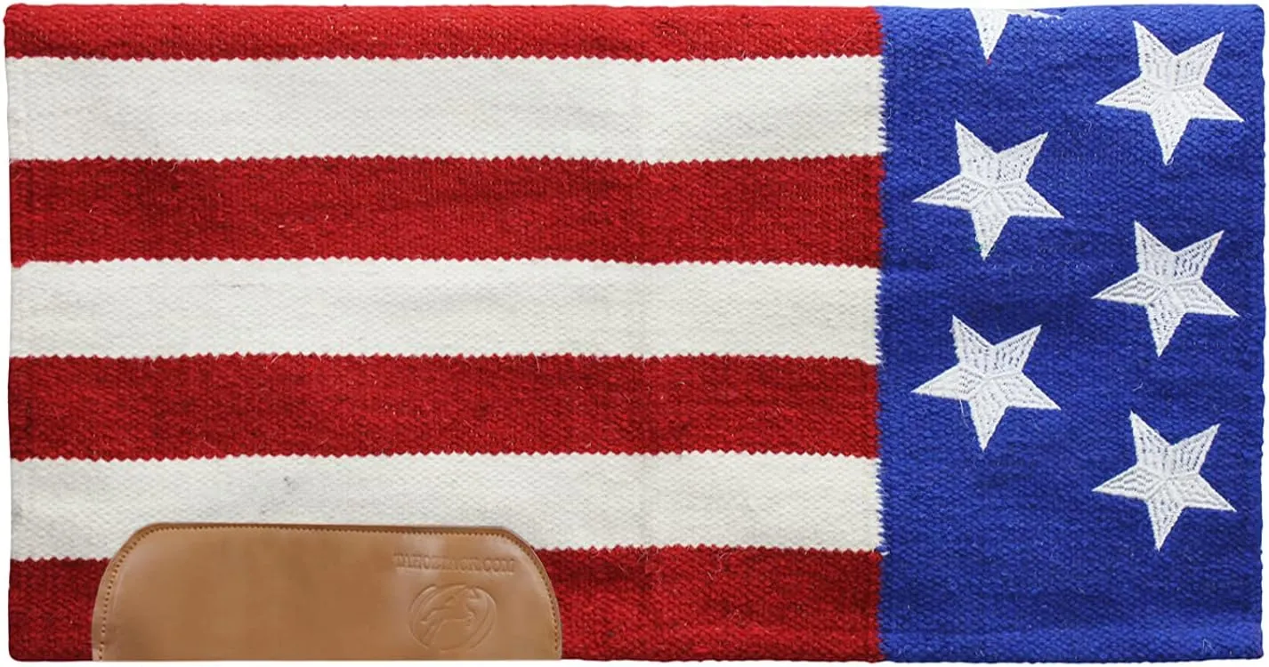 34" x 36" American Pride New Zealand Wool Western Saddle Blanket Pad