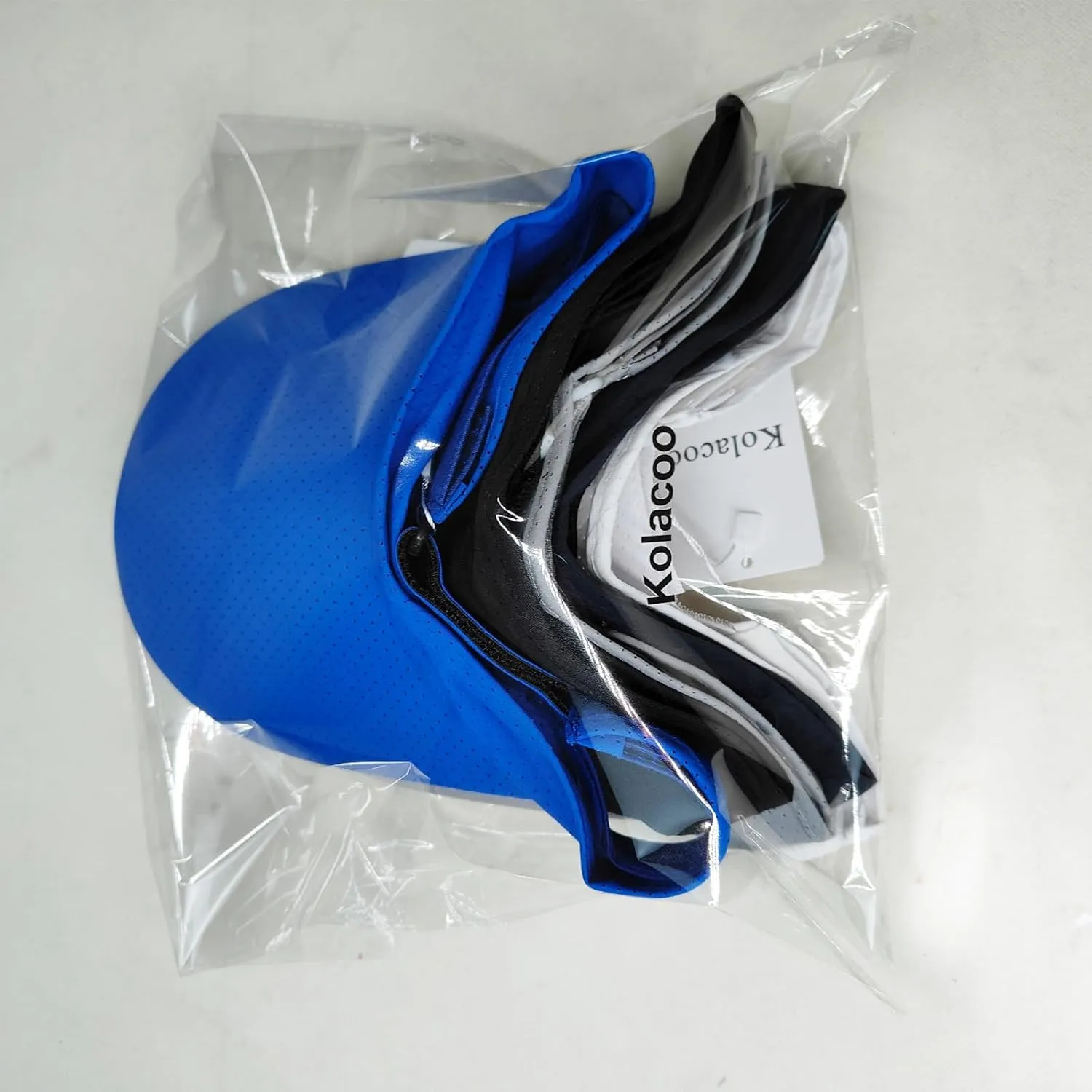 5 Pack Cooling Quick Dry Sun Visors, Unisex Empty Top Breathable Sun Protection Mesh Hats for Outdoor Activities