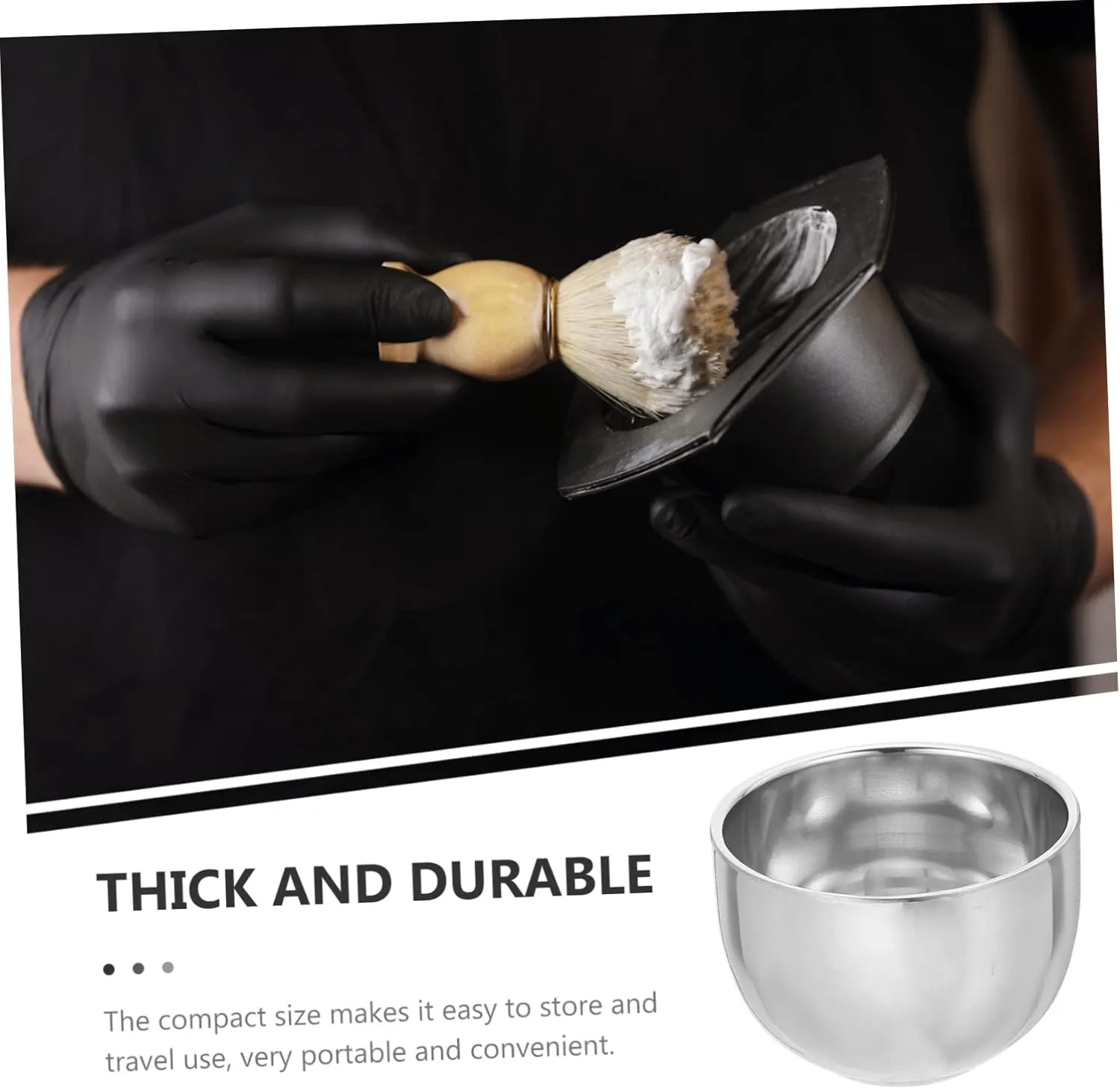 5pcs Shaving Bowl Men's Shave Cream Mug Professional Shaving Cup Accessory