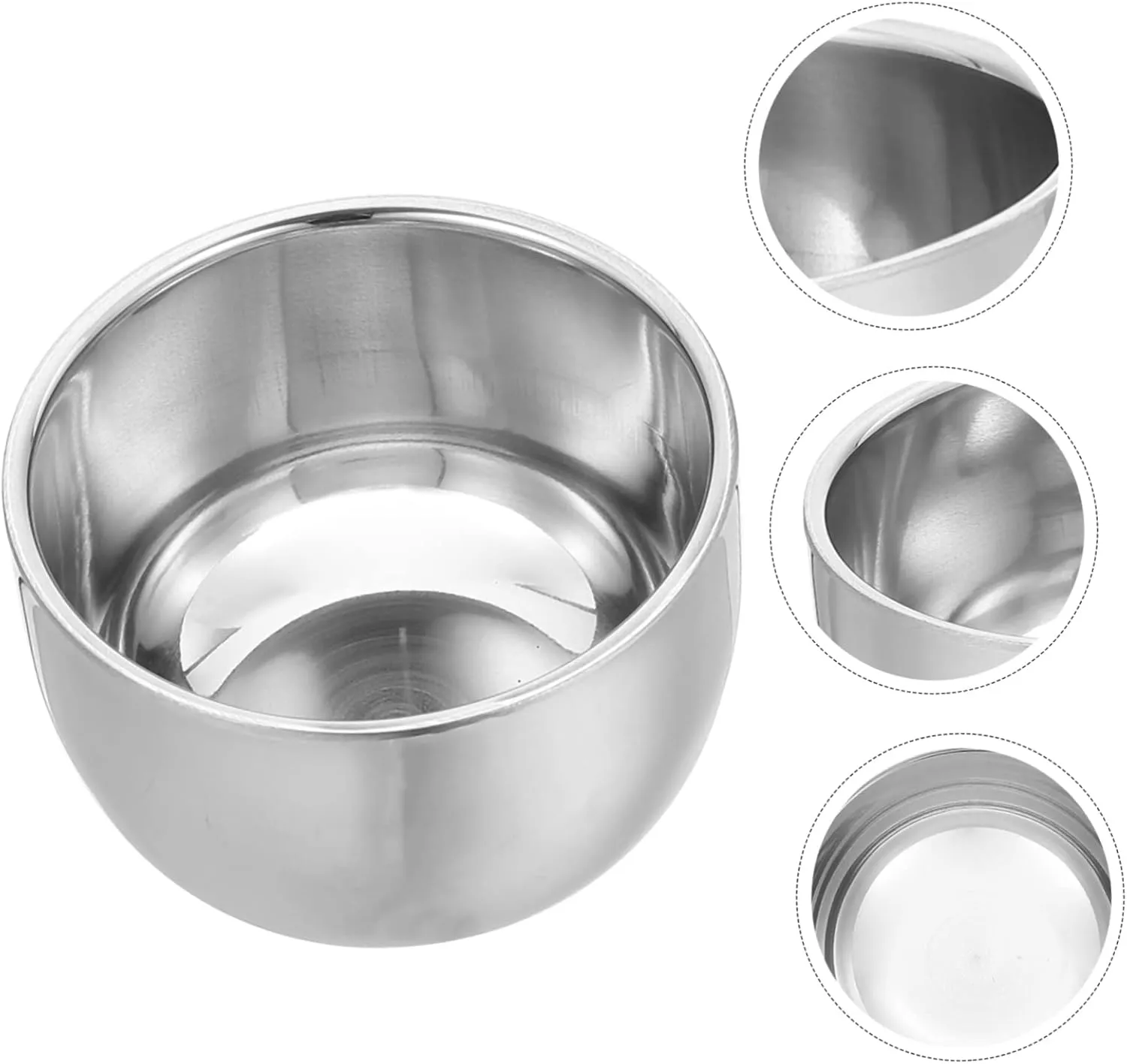 5pcs Shaving Bowl Men's Shave Cream Mug Professional Shaving Cup Accessory