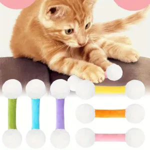 6 Pcs Cat Mint Cotton Swab Toys