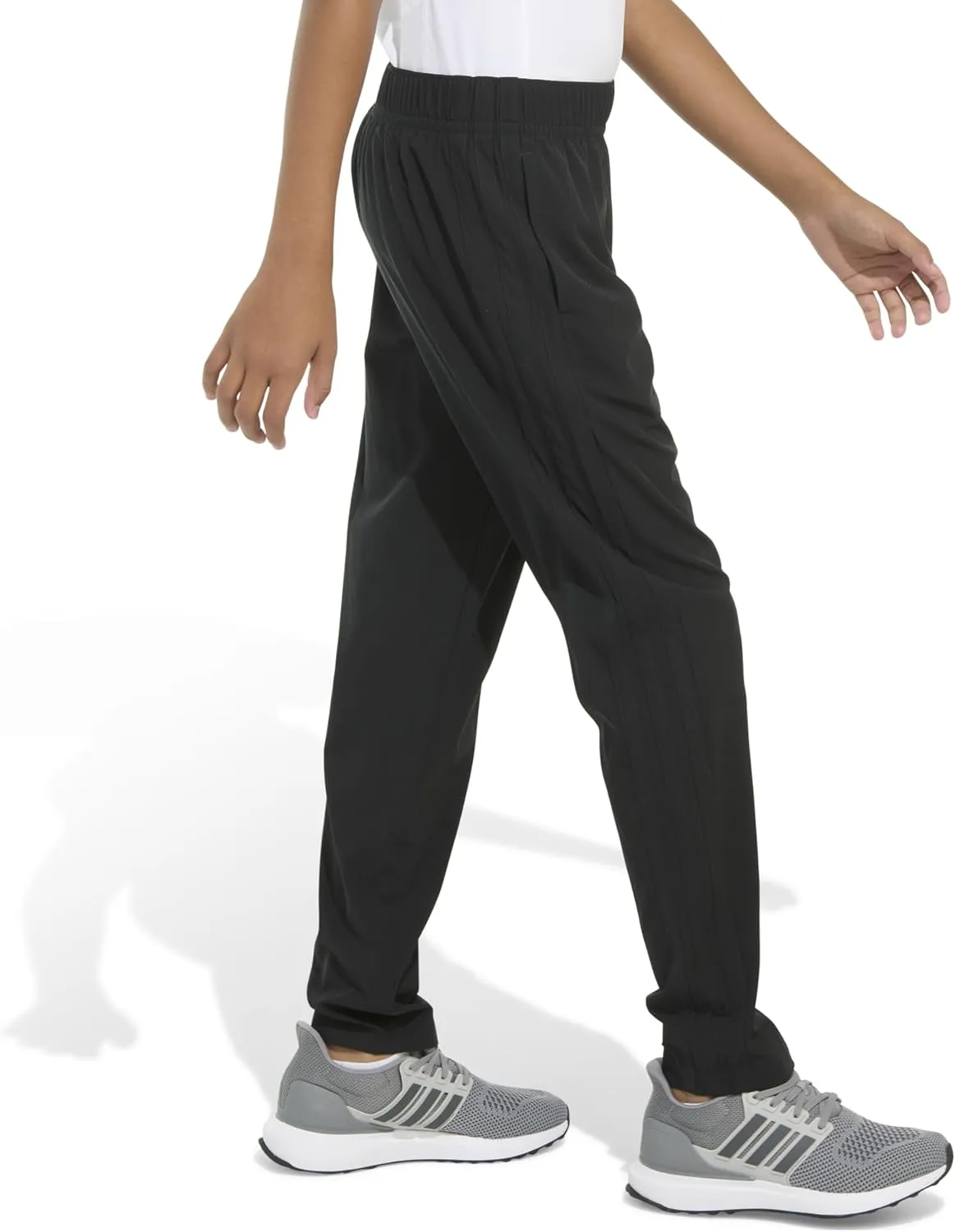 adidas Boys' Woven 3-Stripe Stretch Pant