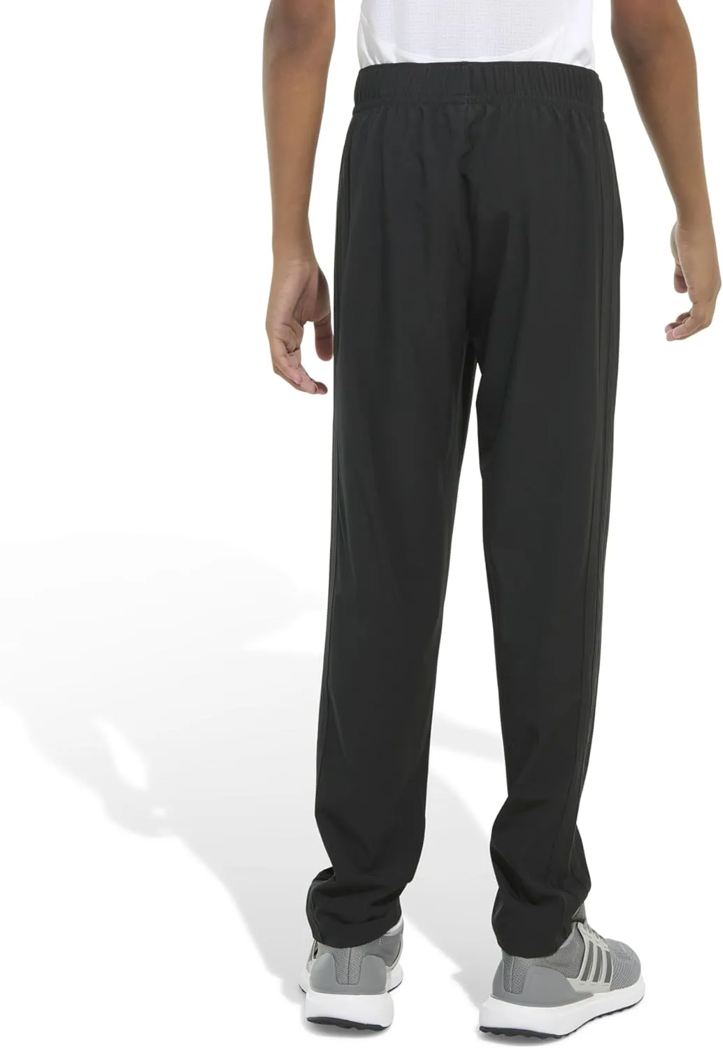 adidas Boys' Woven 3-Stripe Stretch Pant