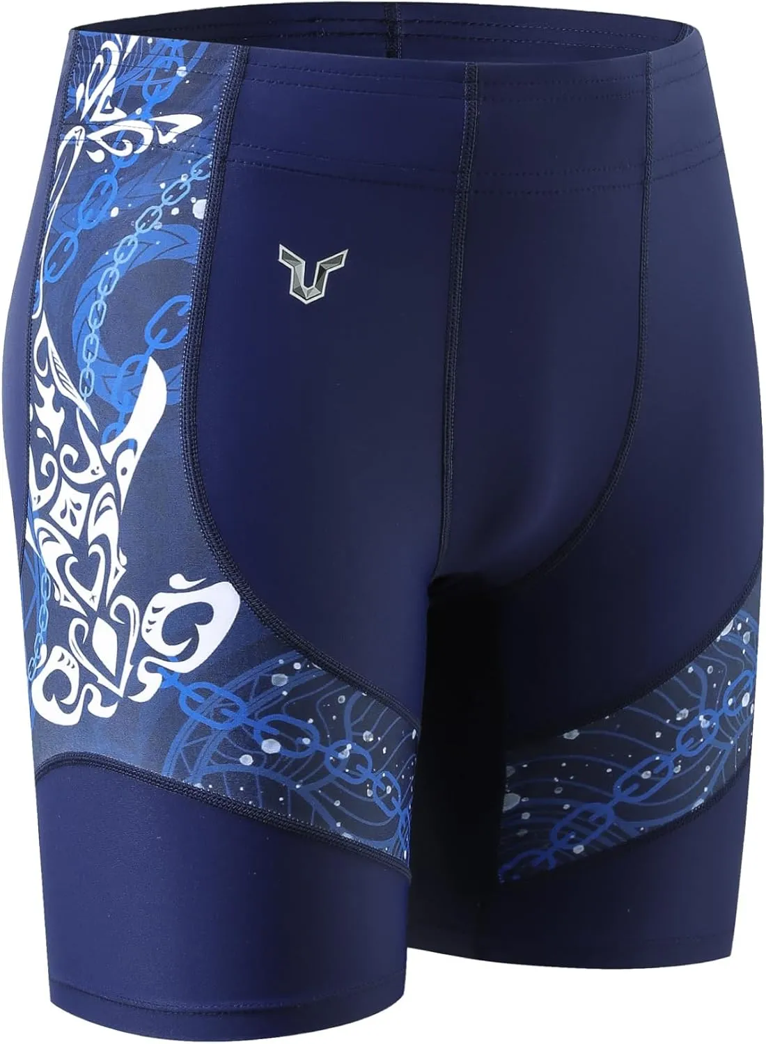ADOREISM Men's Swim Shorts Athletic Quick-Dry UPF 50  Swimsuit Jammers