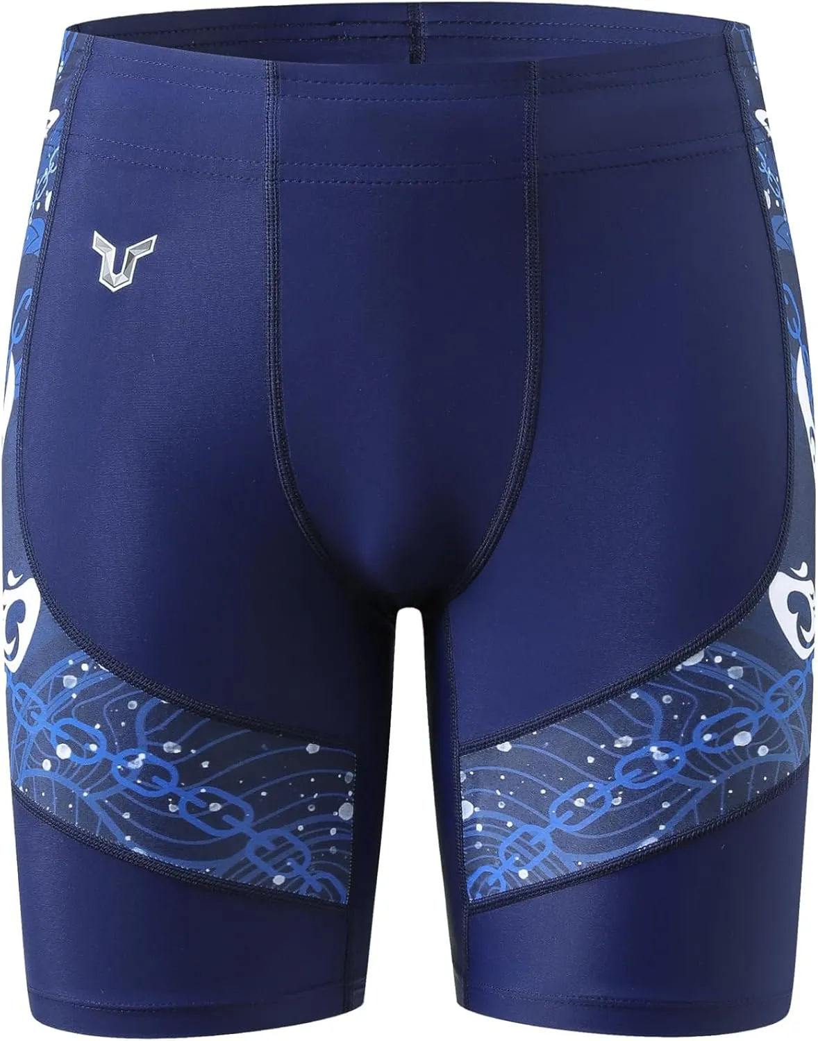 ADOREISM Men's Swim Shorts Athletic Quick-Dry UPF 50  Swimsuit Jammers