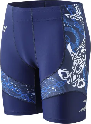 ADOREISM Men's Swim Shorts Athletic Quick-Dry UPF 50  Swimsuit Jammers