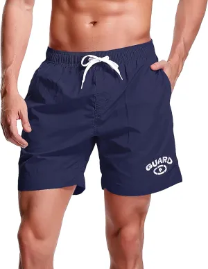 Adoretex Men's Guard Quick Dry Mesh Lining Pockets Swim Trunks Water Shorts Swimsuit