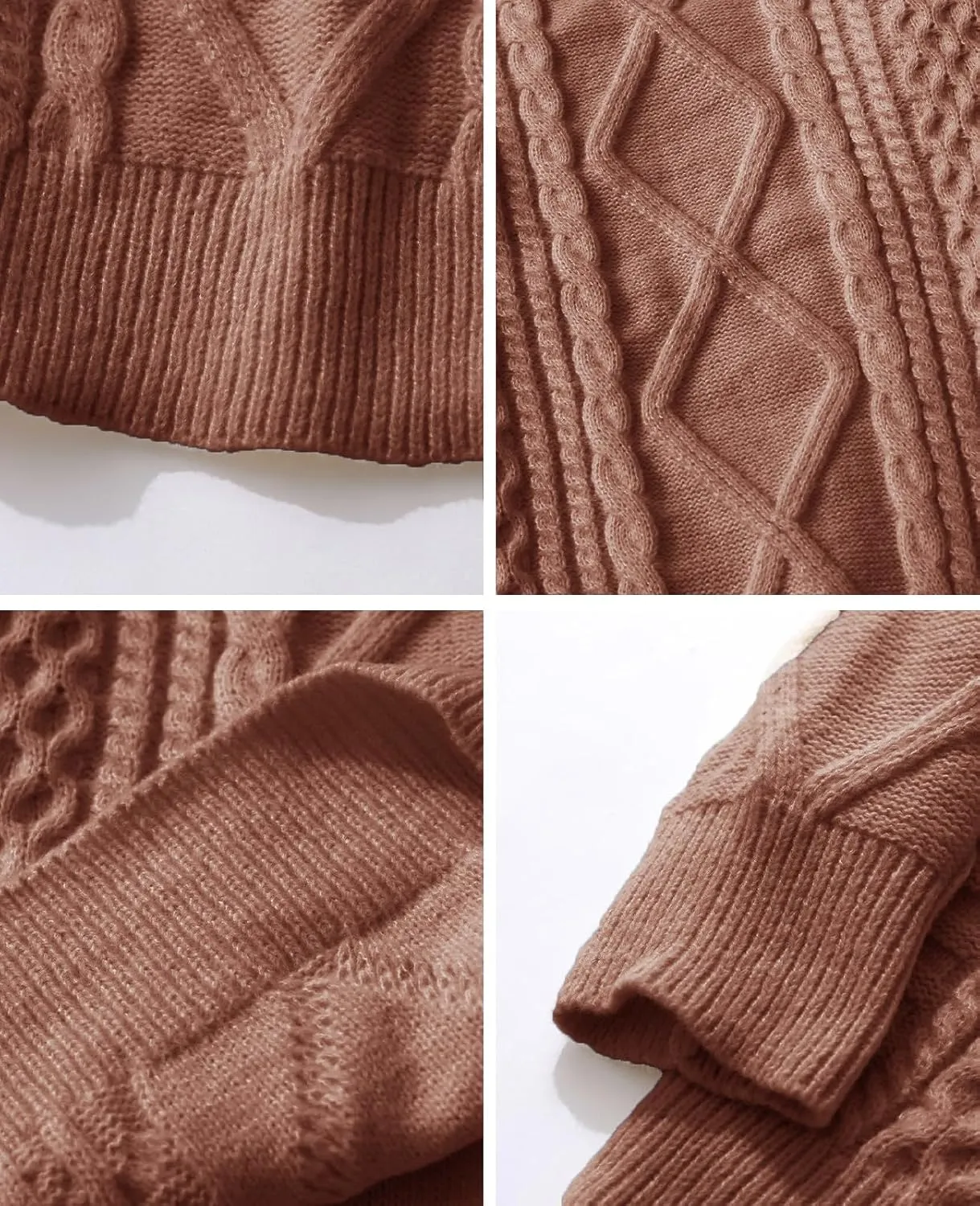 Aelfric Eden Oversized Knit Sweater Solid Vintage Pullover Sweater Unisex Woven Crewneck Knitted Tops