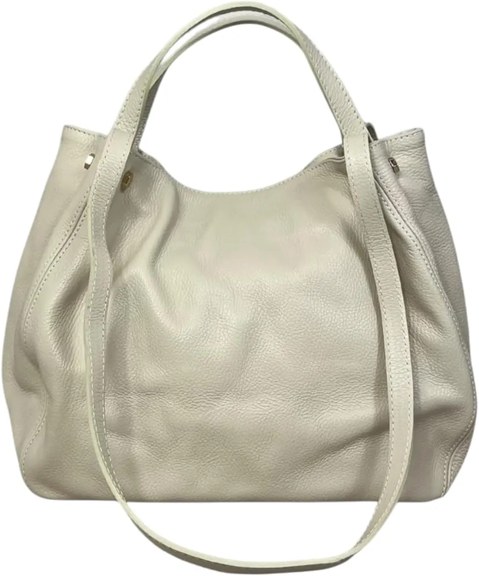 Alfa Handbag, Genuine Leather Made in Italy