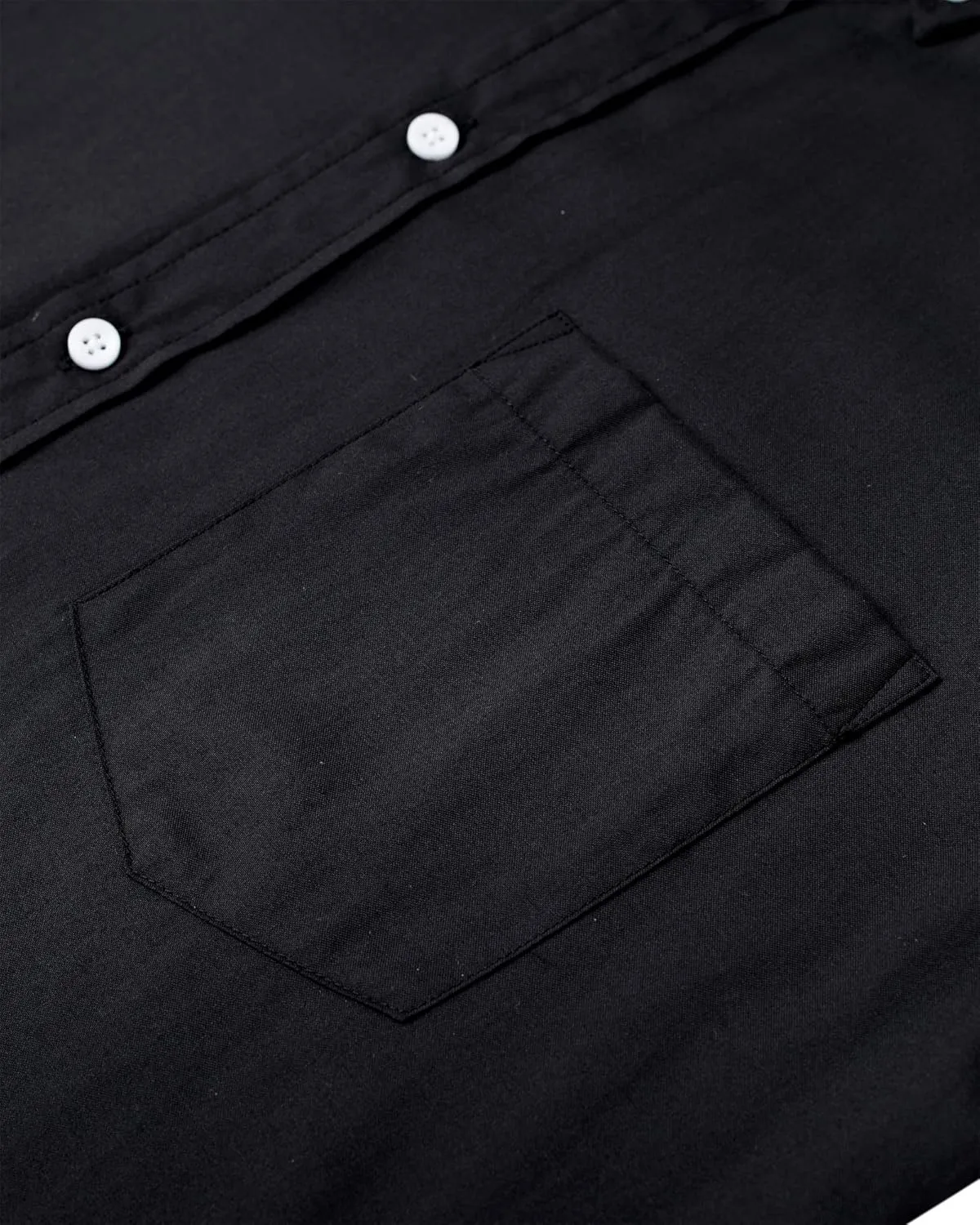 Alimens & Gentle Mens Solid Oxford Shirt Long Sleeve Dress Shirt Work Casual Button Down Shirts with Pocket