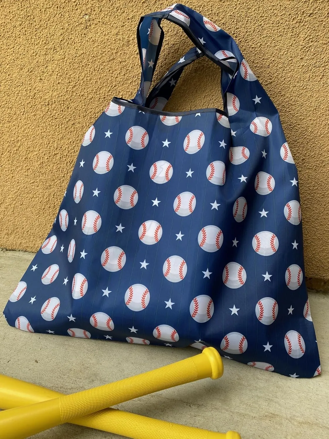 allydrew Large Foldable Tote Nylon Reusable Grocery Bags