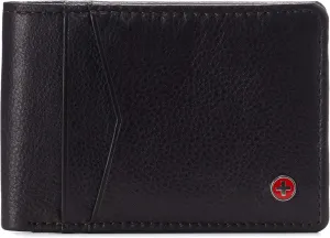 Alpine Swiss Delaney Men’s Slimfold RFID Protected Wallet Nappa Leather Comes in a Gift Box
