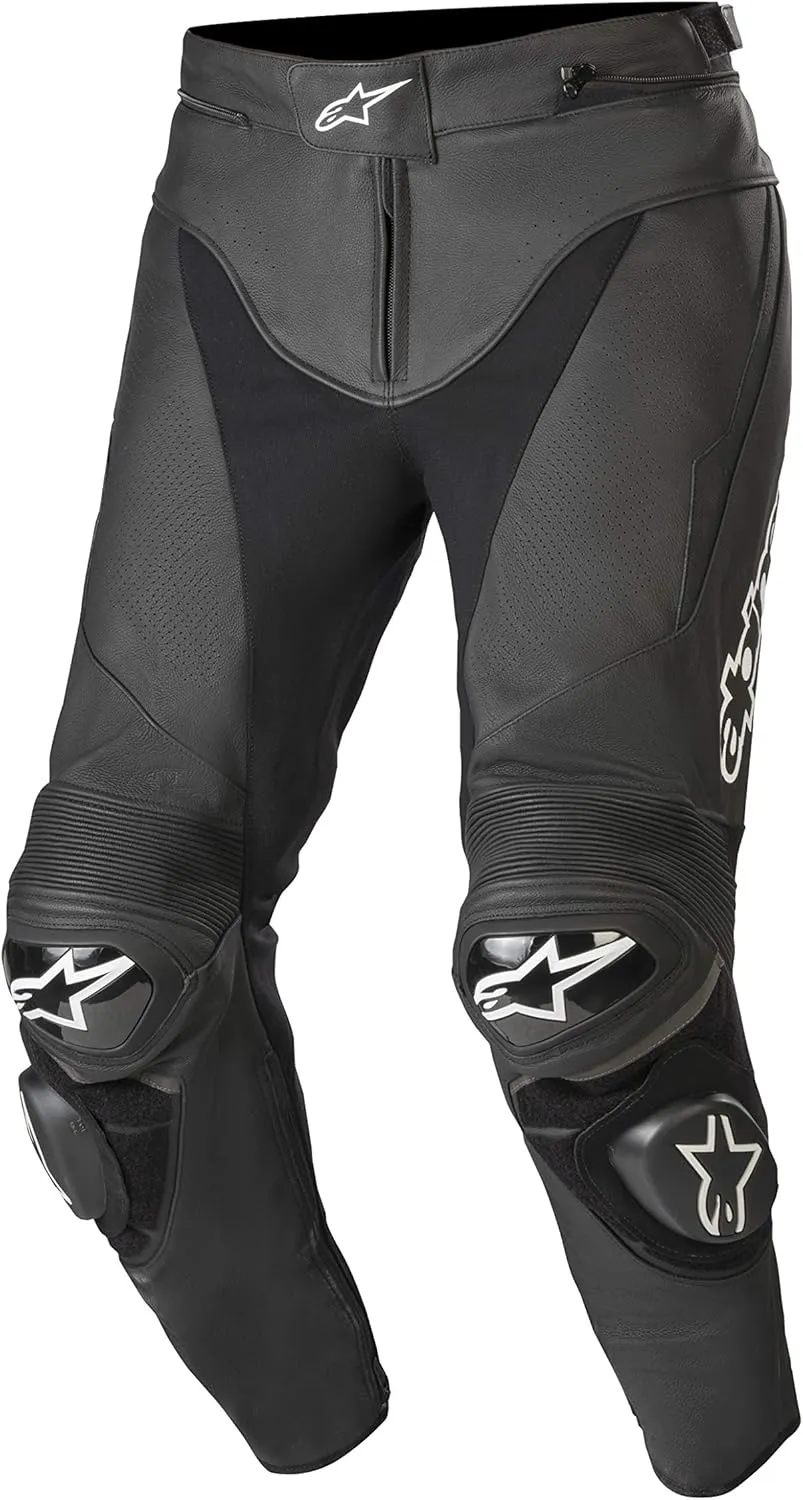 Alpinestars Track V2 Leather Men's Street Motorcycle Pants - Black / 52