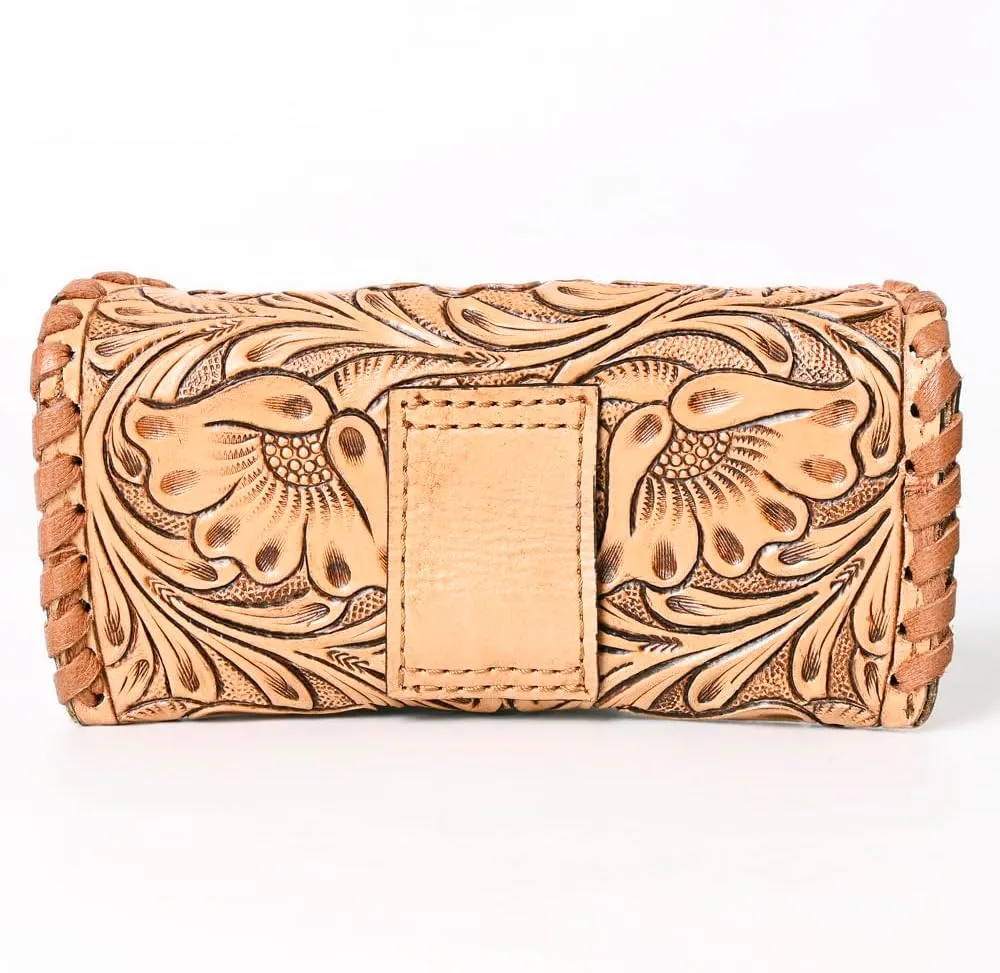 American Darling Sunglass Case Hand Tooled Genuine Leather Women Bag Western Handbag Purse