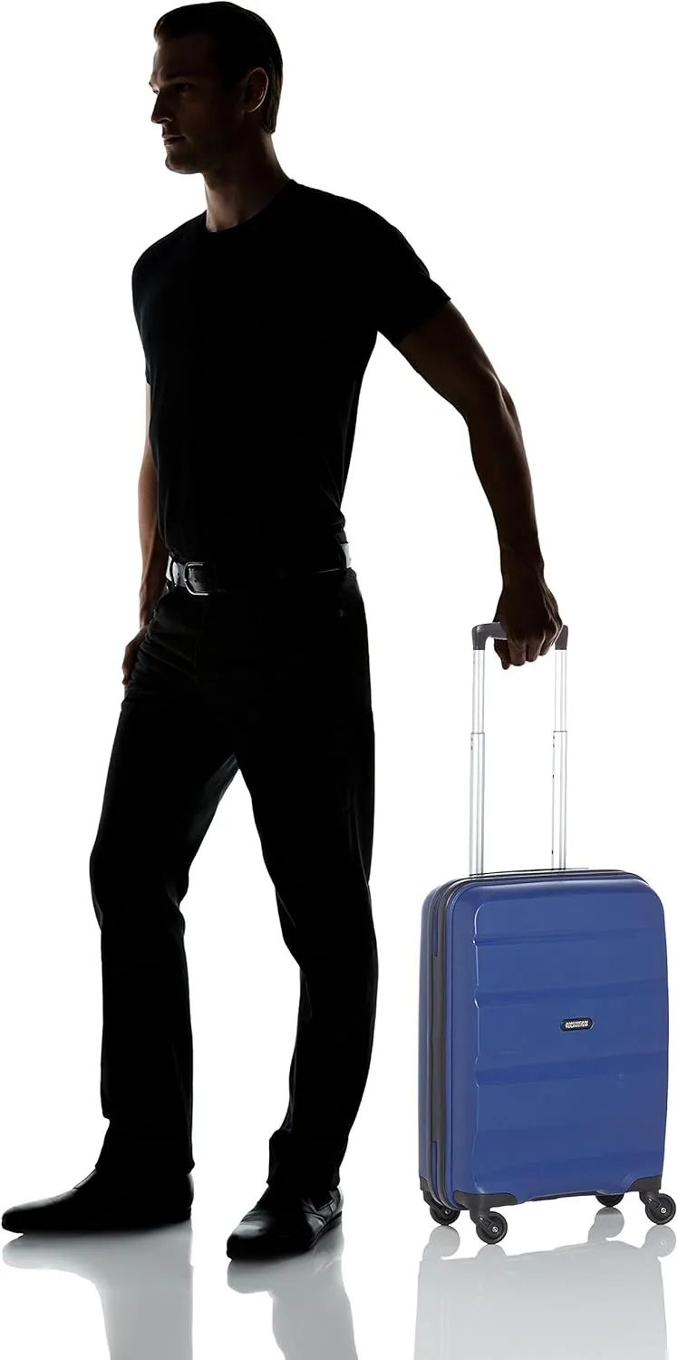 AMERICAN TOURISTER Hand Luggage, Blue (Midnight Navy), Spinner S (55 cm-31.5L)