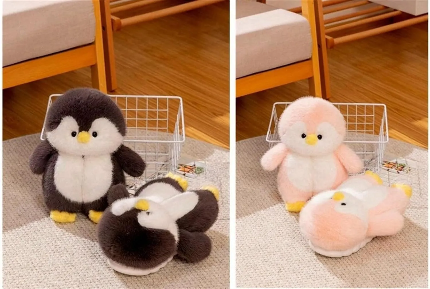Animal Slippers for Women - Warm Plush Winter House Cotton Slippers - Indoor/Outdoor