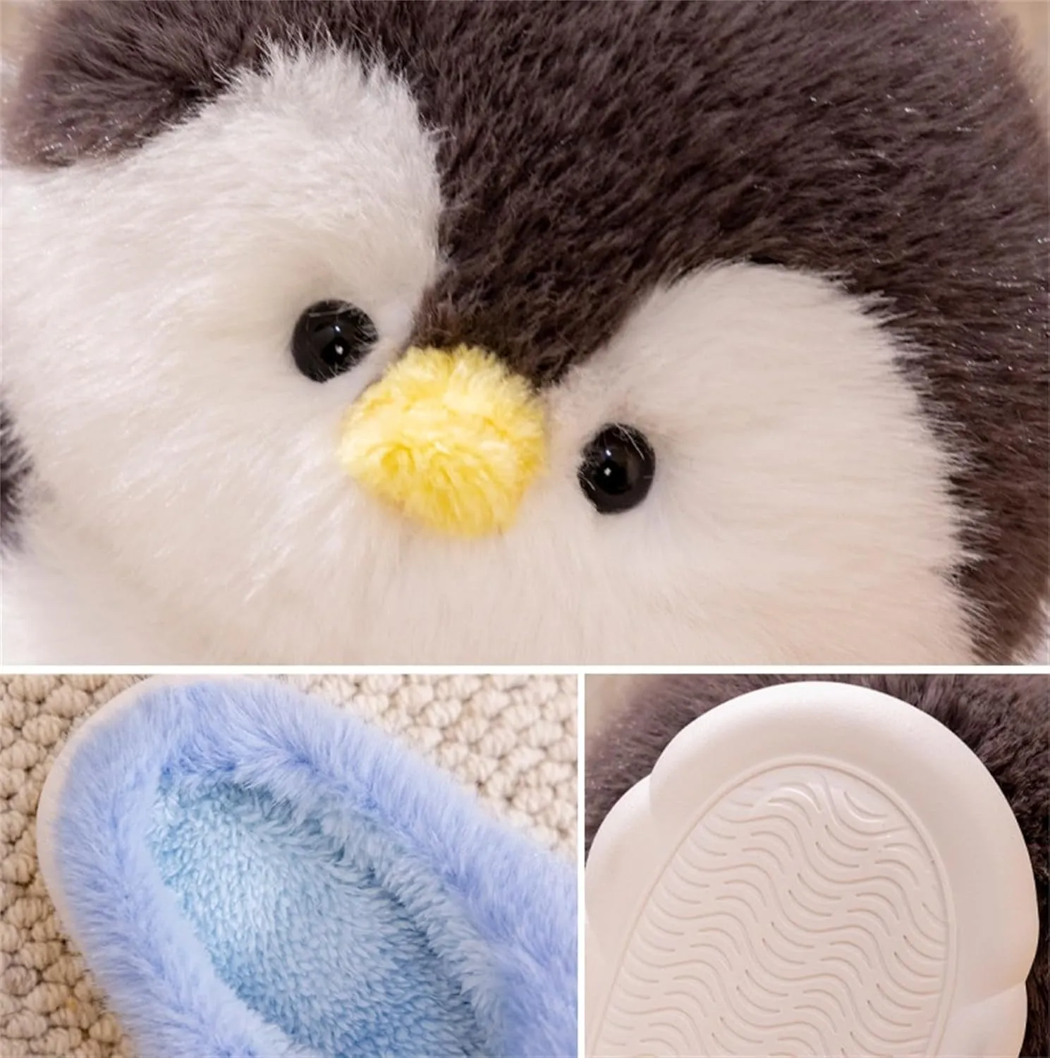 Animal Slippers for Women - Warm Plush Winter House Cotton Slippers - Indoor/Outdoor