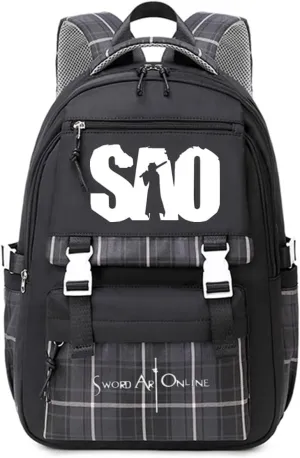 Anime Sword Art Online Backpack Mochila Satchel Daypack School Bag Bookbag 19