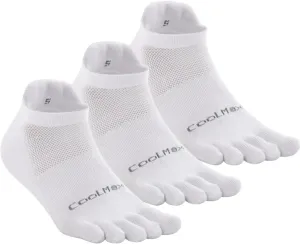 Ankle Running Toe Socks, Athletic Cool Feel & Quick Dry Fabric, Arch Support, Five-Toe Design for Sports Enthusiasts