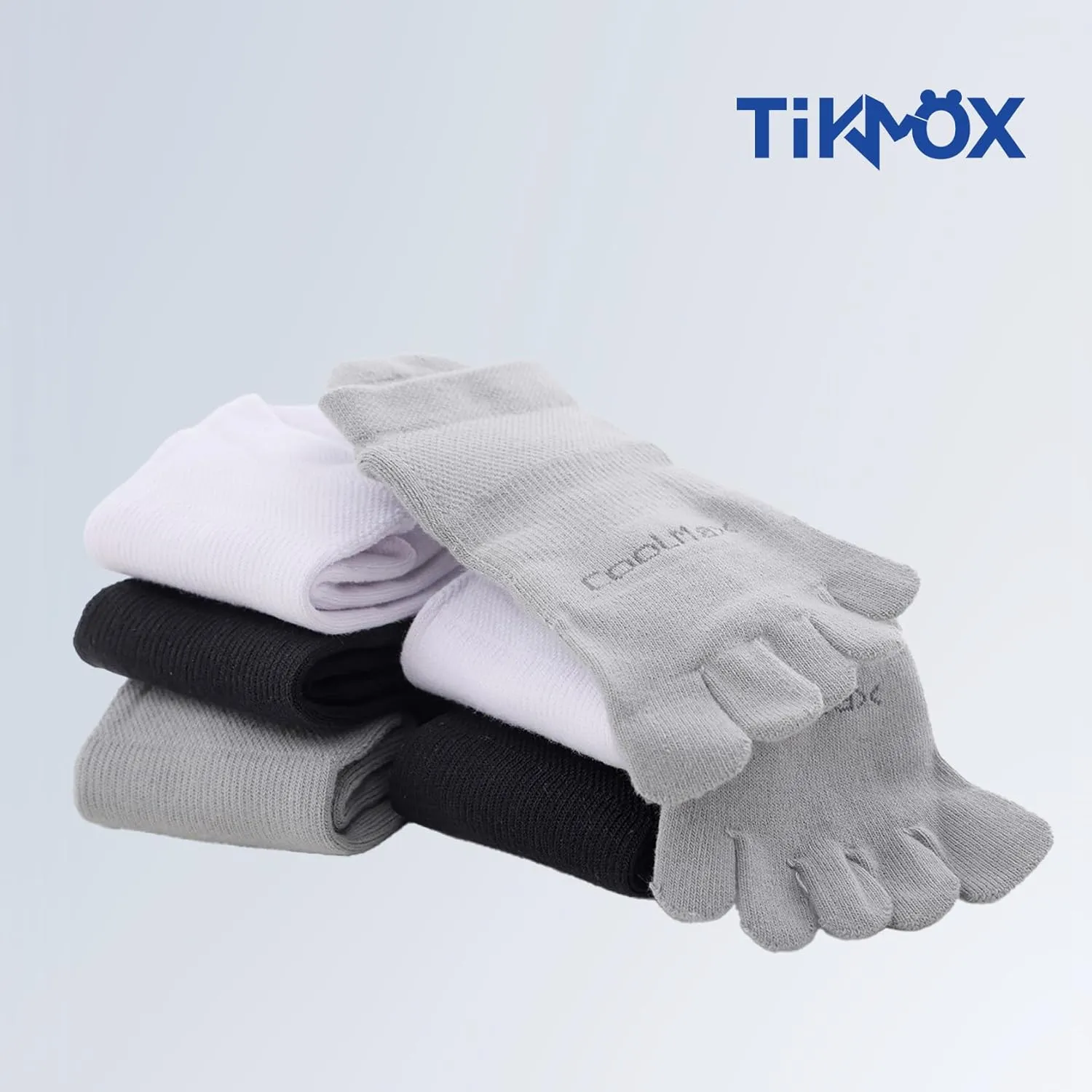 Ankle Running Toe Socks, Athletic Cool Feel & Quick Dry Fabric, Arch Support, Five-Toe Design for Sports Enthusiasts
