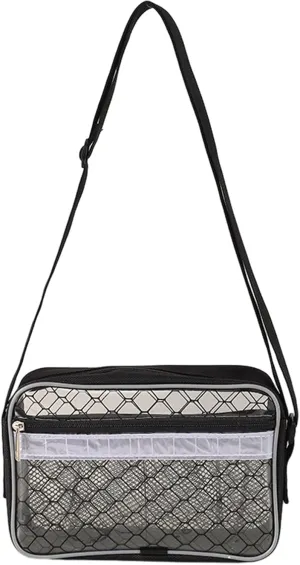 Anti-Static Clear PVC Bag Cleanroom Engineer Tool Computer Working Bags for Women Men Shoulder Crossbody Pouch, Transparent