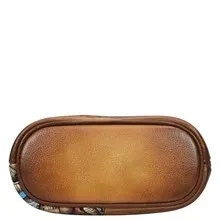 Anuschka Organizer Crossbody With Extended Side Zipper Elephant Mandala
