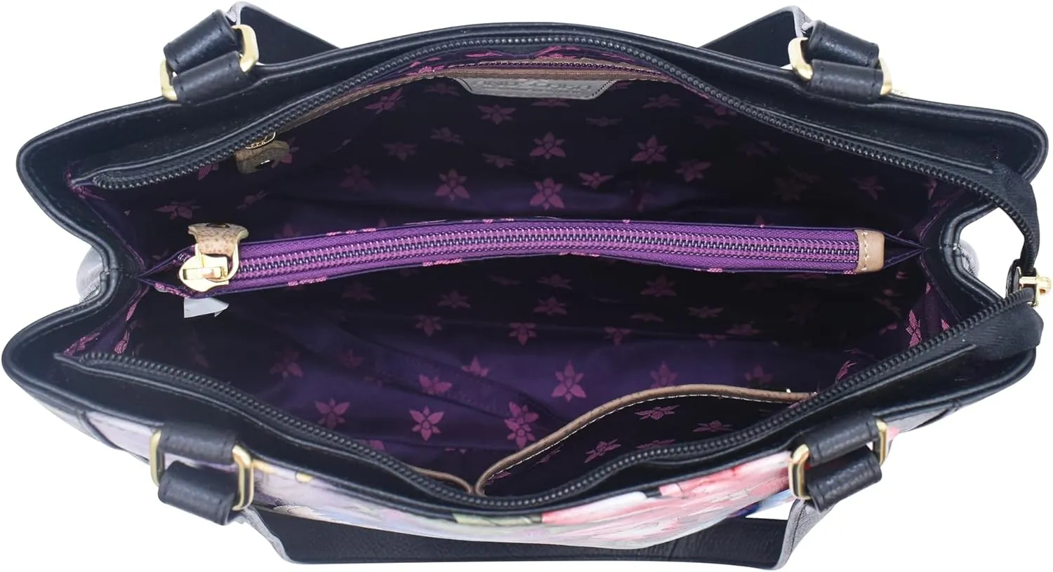 Anuschka Women’s Hand-Painted Genuine Leather Medium Everyday Tote