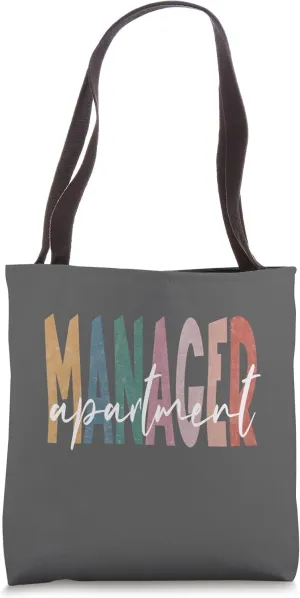 Apartment Manager Retro Vintage Distressed Simple Cute Tote Bag