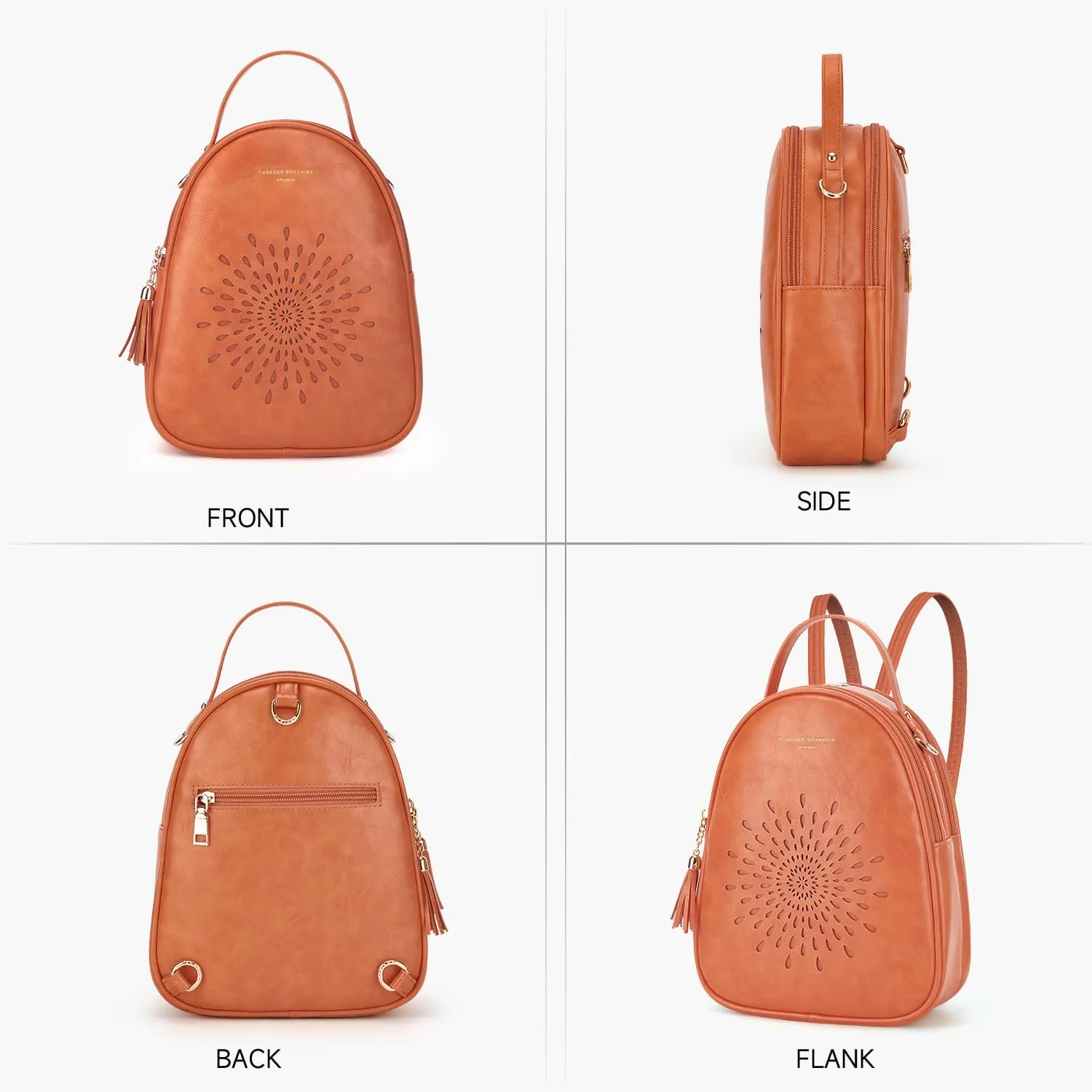 APHISON Small Backpack Purse for Women Cute Mini Backpacks PU Leather Crossbody Shoulder Bags Multifunctional Handbags