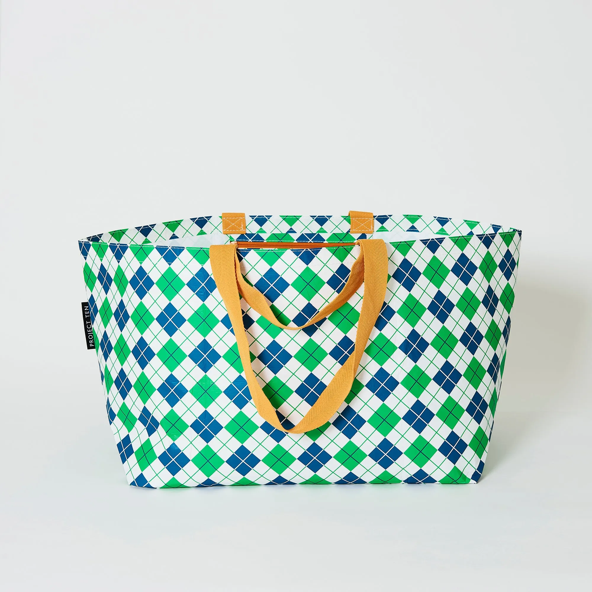 Argyle Oversized Tote
