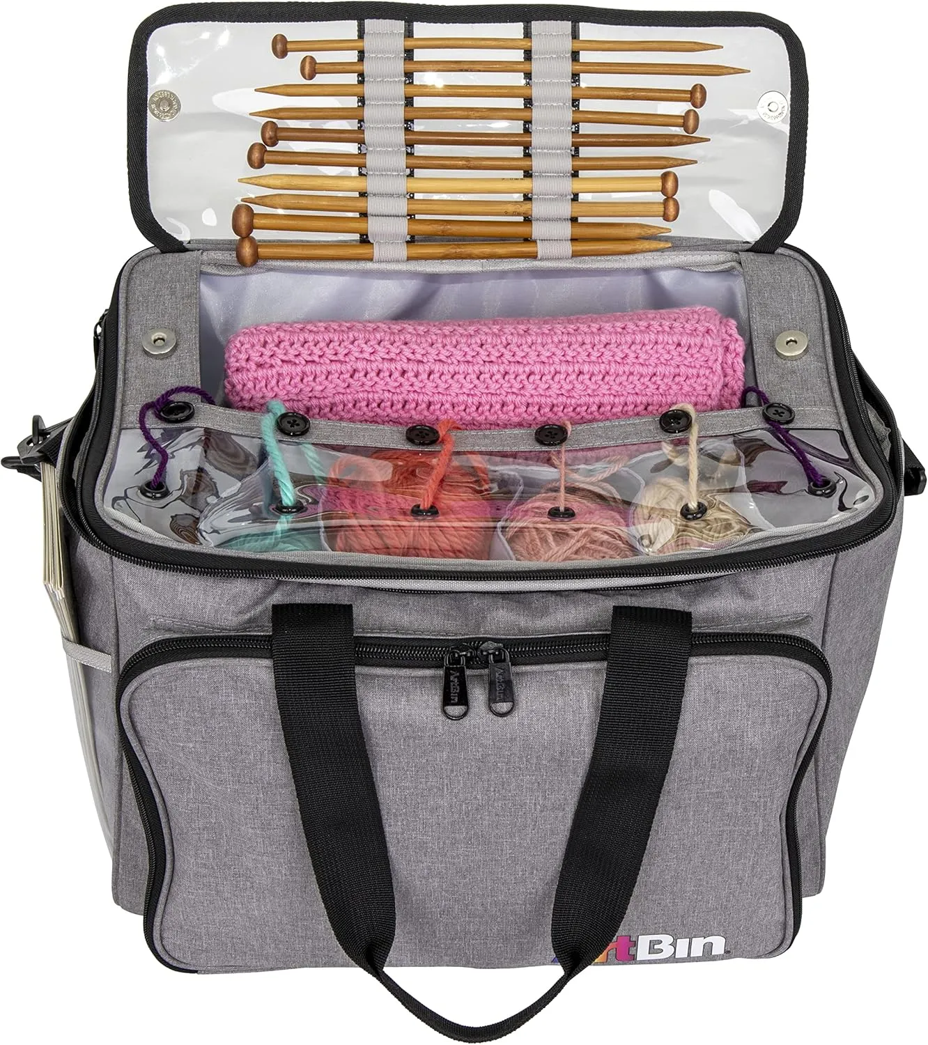 ArtBin Needleworks Grey Project Bag
