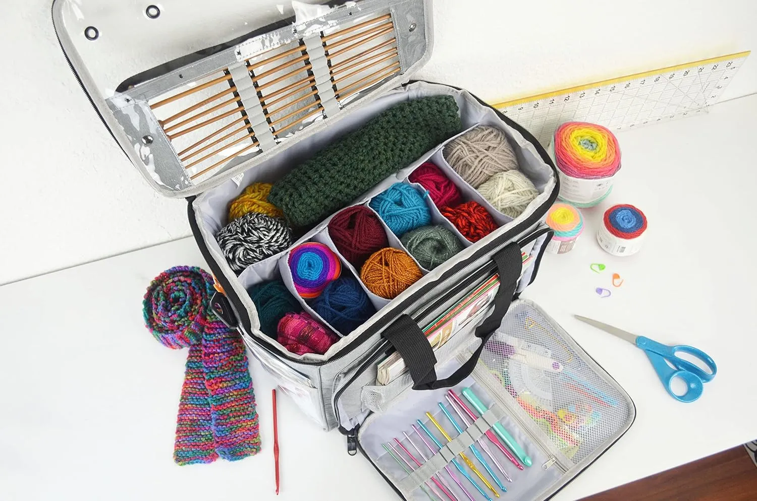 ArtBin Needleworks Grey Project Bag