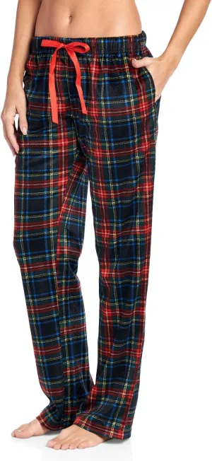 Ashford & Brooks Women's Plush Mink Fleece Pajama Sleep Pants