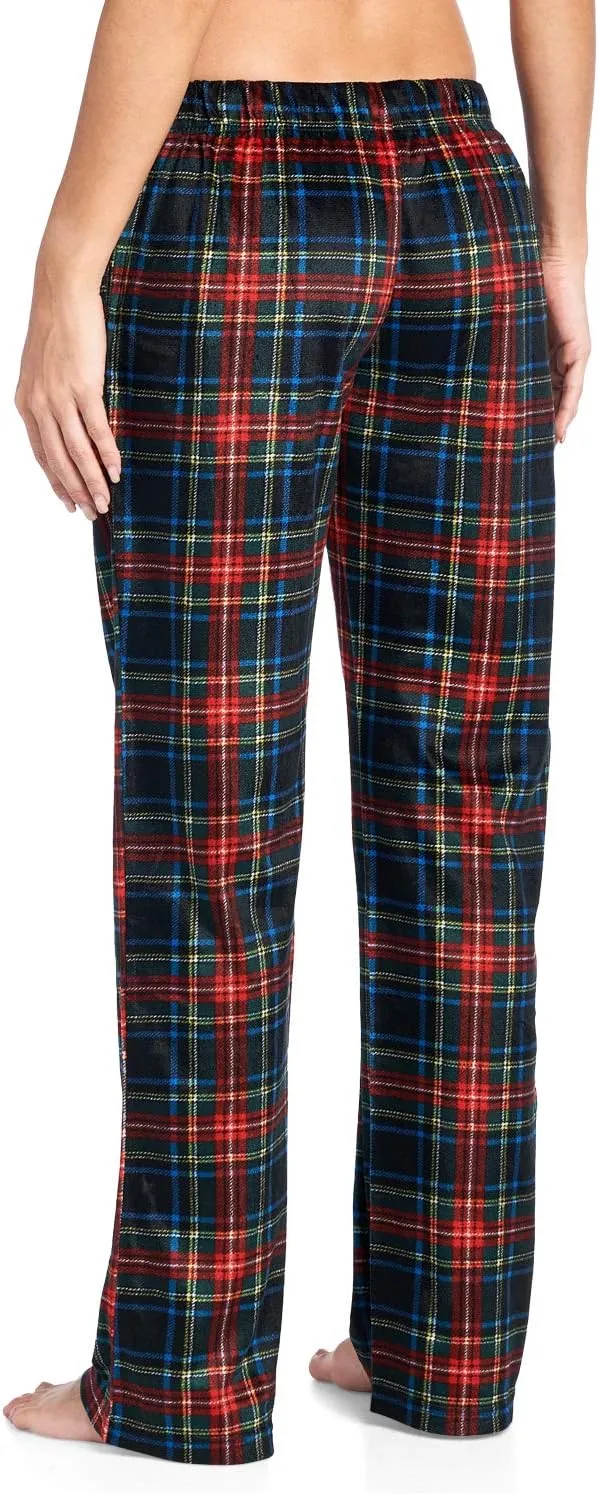 Ashford & Brooks Women's Plush Mink Fleece Pajama Sleep Pants