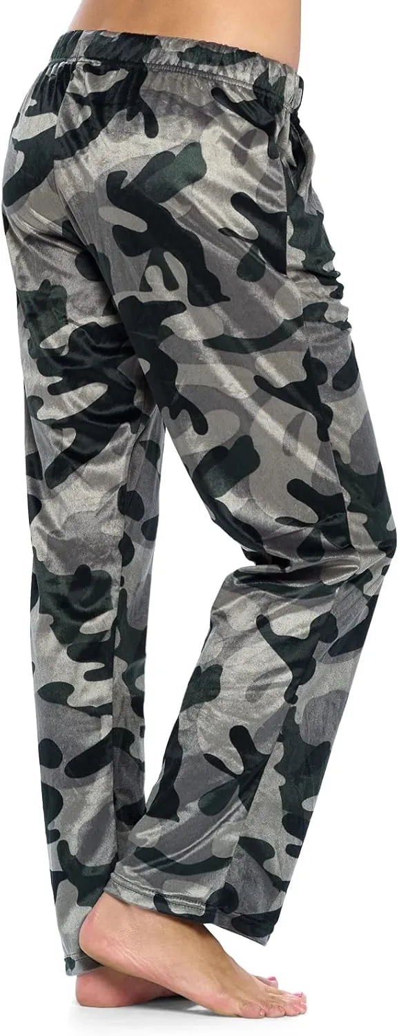 Ashford & Brooks Women's Plush Mink Fleece Pajama Sleep Pants