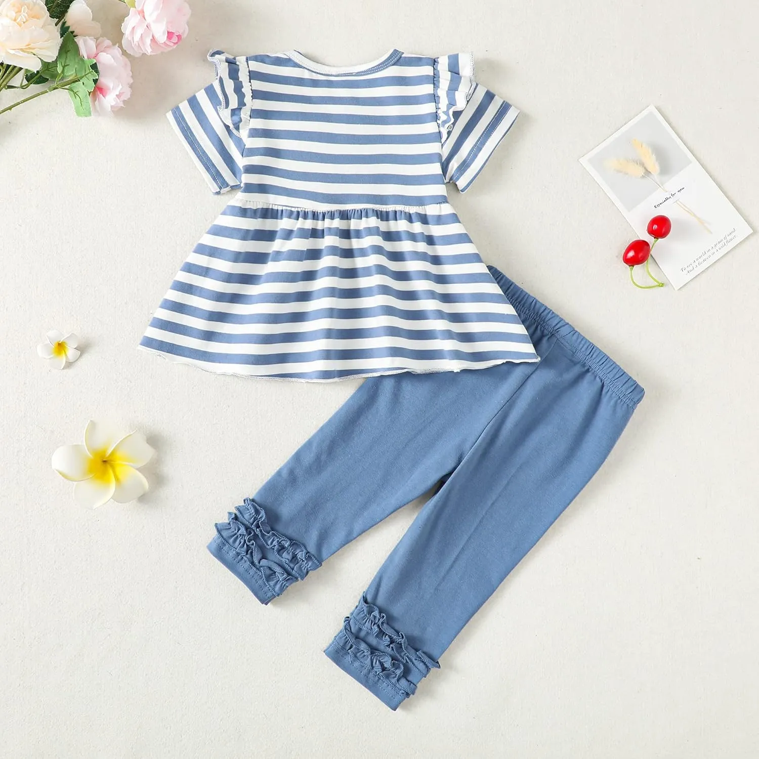 Baby Girl Clothes Toddler Girl Outfits Ruffle Shirt Pants Cute Infant Outfit Set Baby Girl Fall Winter Clothes