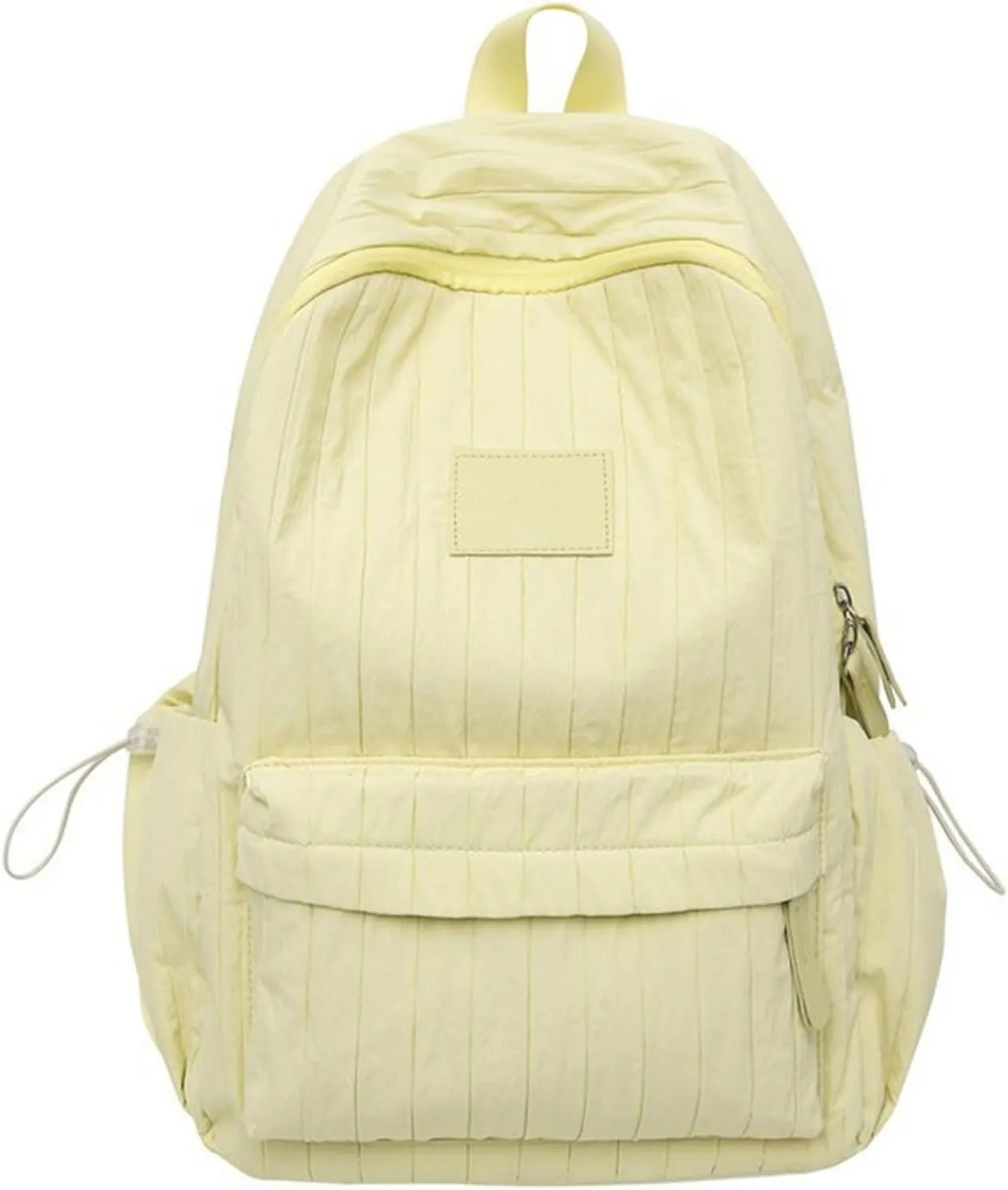 Back Packs，Aesthetic Pleated Backpack Large Capacity Casual Daypacks Travel Bag Student School Bag Versatile Backpack for Girl