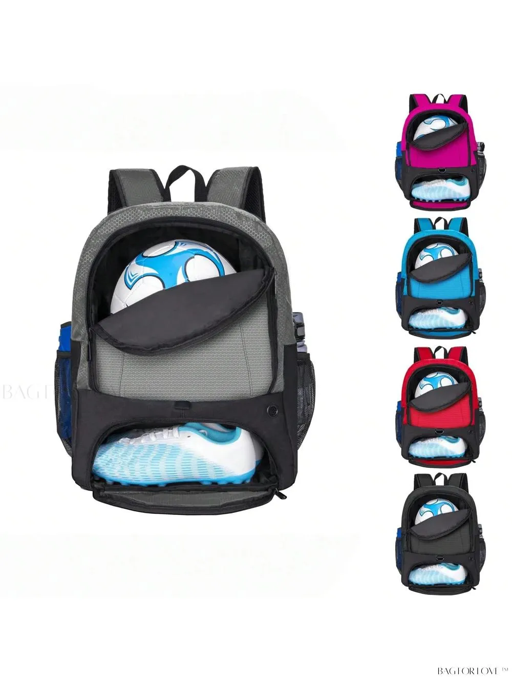BagForLove - Athletic Travel Bag with Ball Compartment and Sleeve