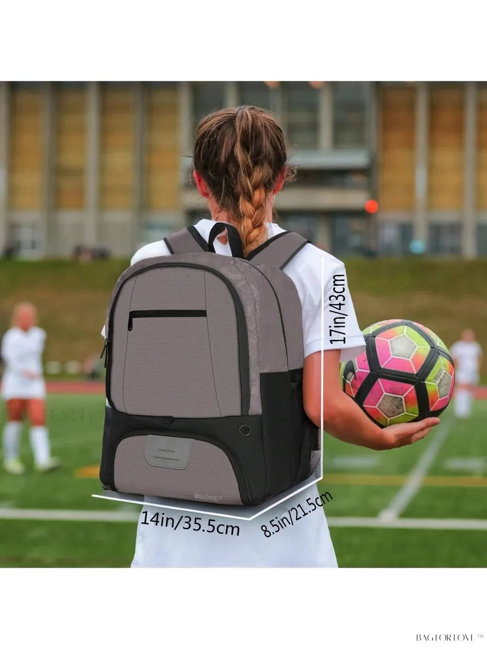 BagForLove - Athletic Travel Bag with Ball Compartment and Sleeve