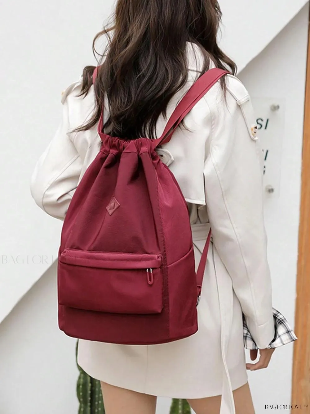 BagForLove - Drawstring Cinch Backpack Perfect for Gym or Travel