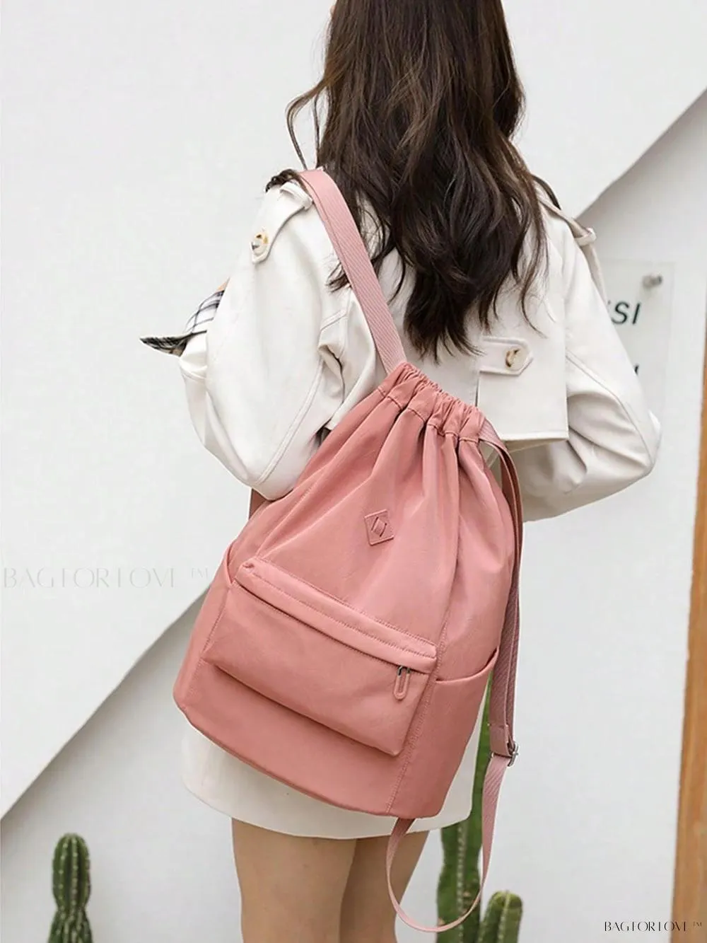 BagForLove - Drawstring Cinch Backpack Perfect for Gym or Travel