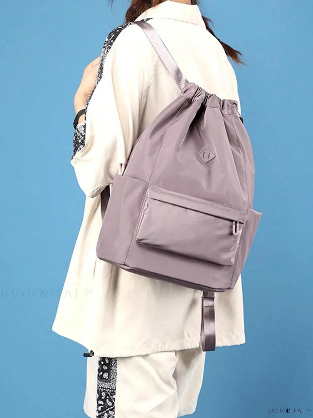 BagForLove - Drawstring Cinch Backpack Perfect for Gym or Travel