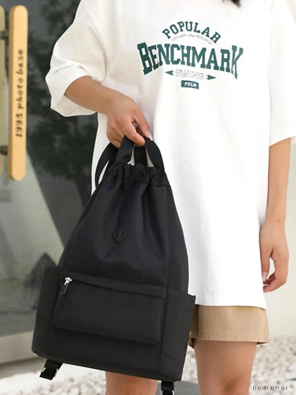 BagForLove - Drawstring Cinch Backpack Perfect for Gym or Travel