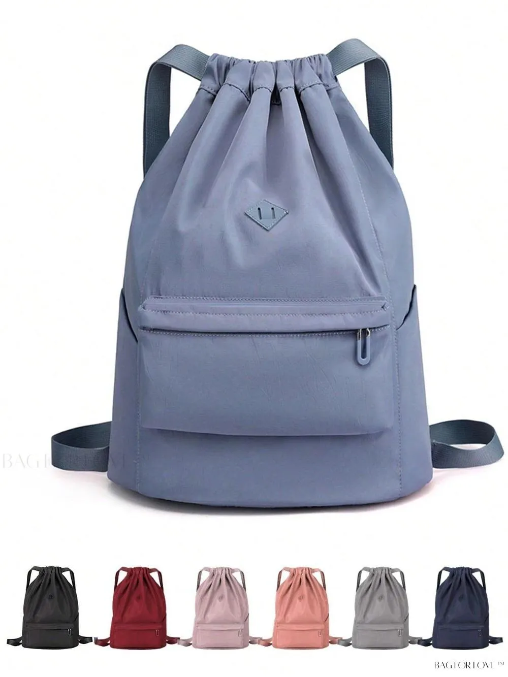 BagForLove - Drawstring Cinch Backpack Perfect for Gym or Travel
