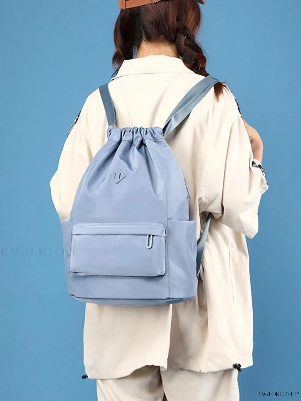 BagForLove - Drawstring Cinch Backpack Perfect for Gym or Travel