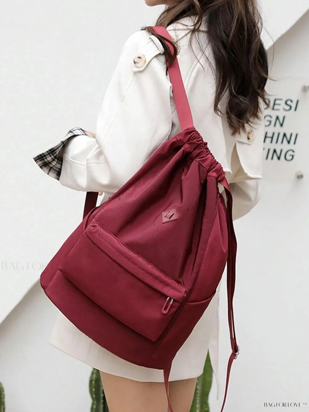 BagForLove - Drawstring Cinch Backpack Perfect for Gym or Travel